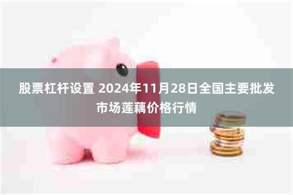 股票杠杆设置 2024年11月28日全国主要批发市场莲藕价格行情