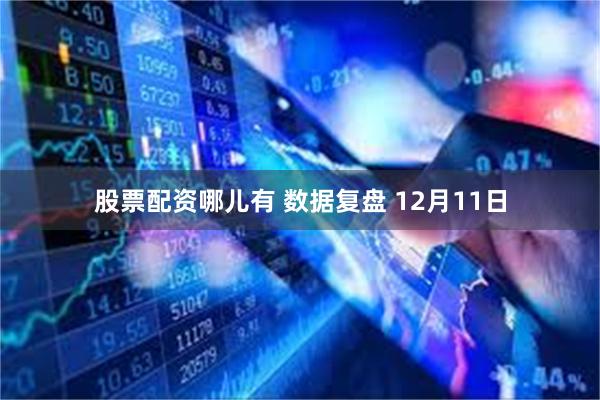 股票配资哪儿有 数据复盘 12月11日